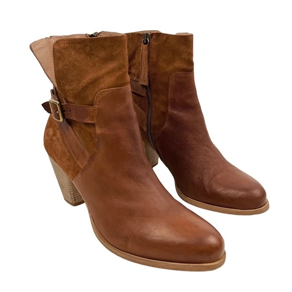 GARNET HILL Riley Heeled Buckle Boots - Picture 4 of 13